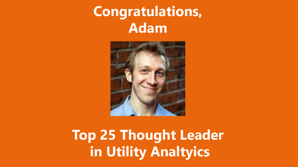 Adam Cornille Top 25 Thought Leader Utility Analytics