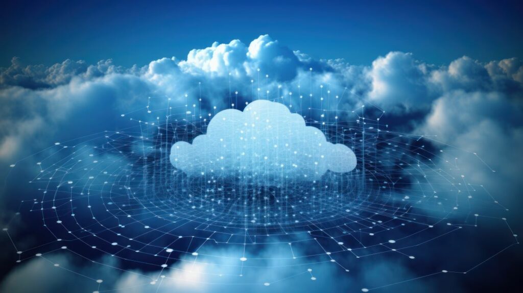 abstract image representing cloud computing