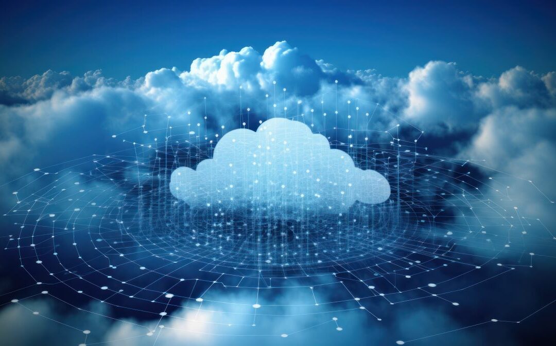 abstract image representing cloud computing