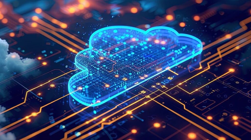 abstract image representing cloud technology