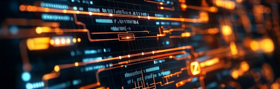 abstract image representing data flows