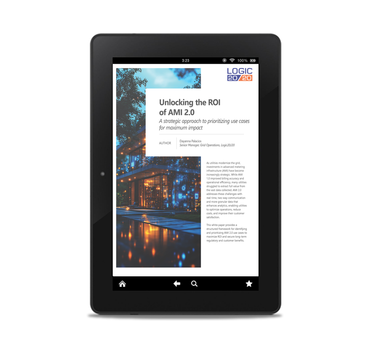 cloud maturity white paper on tablet