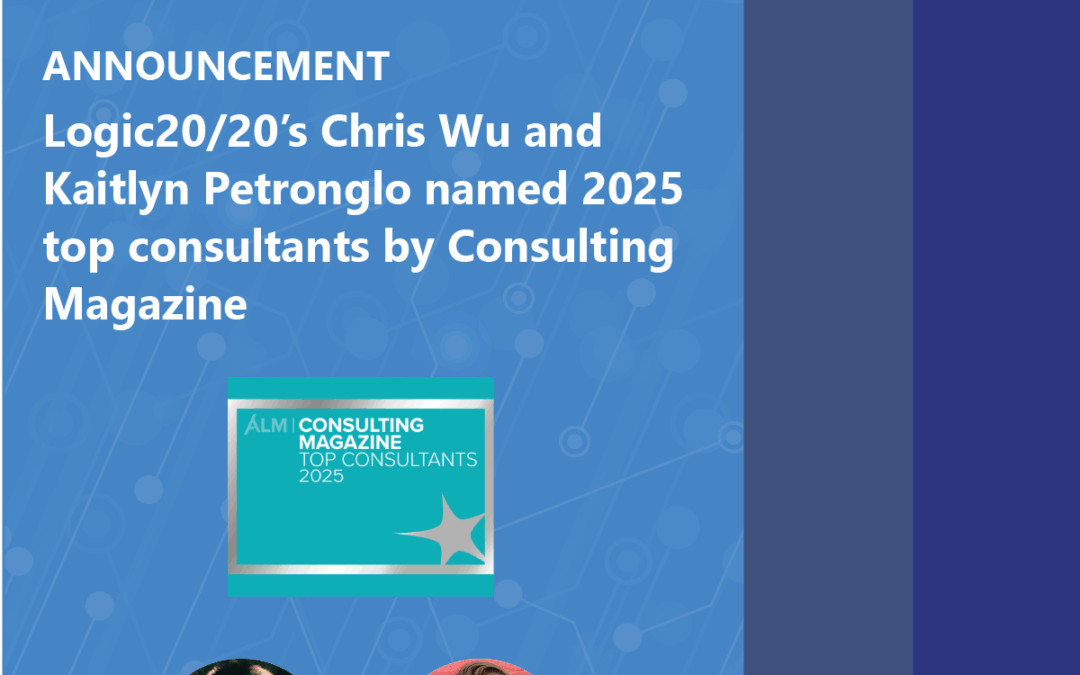 Consulting Magazine honors two Logic20/20 leaders as Top Consultants of 2025