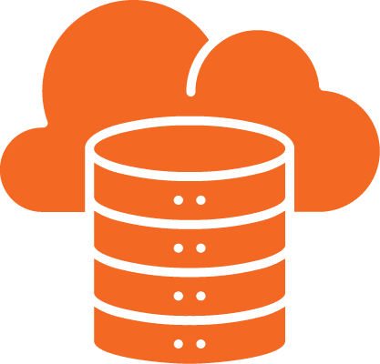 icon representing cloud and on-prem architecture