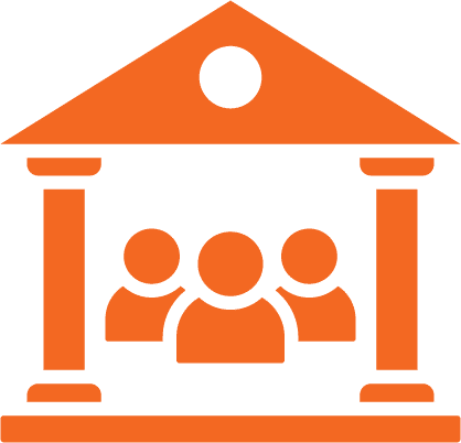 icon representing governance and enablement