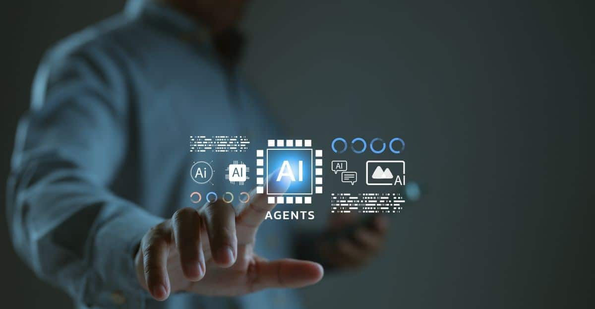abstract image representing implementing agentic AI