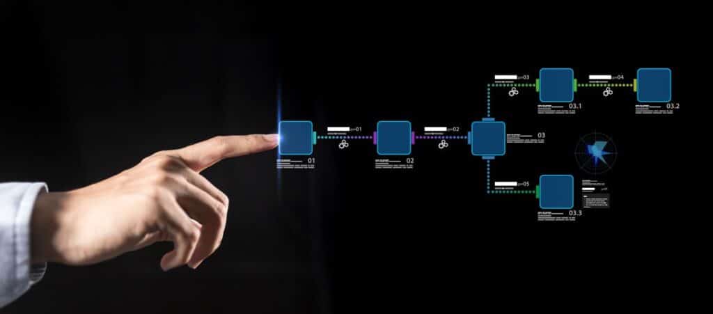 abstract image representing creation of an AI agent