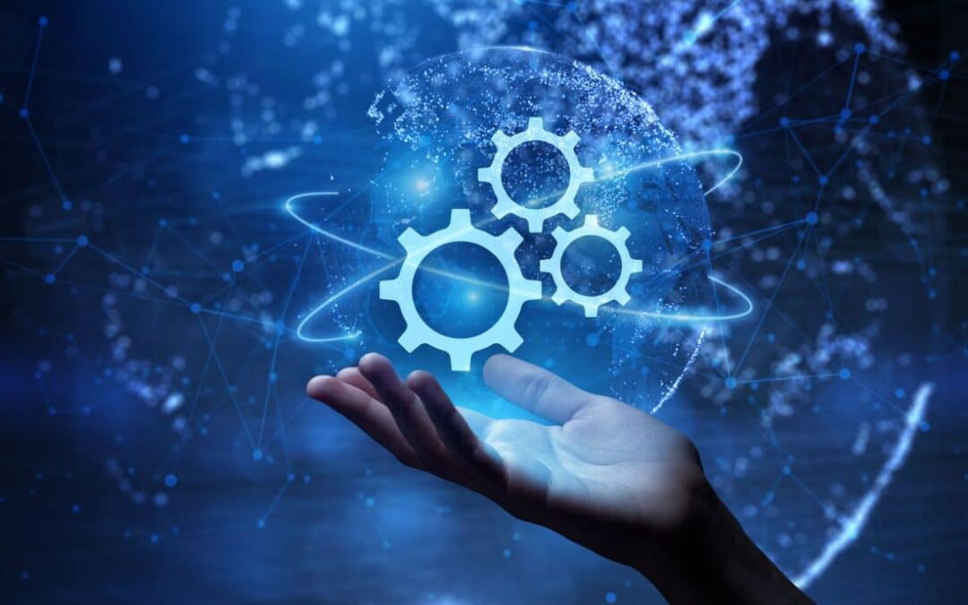 abstract image representing automation of human tasks