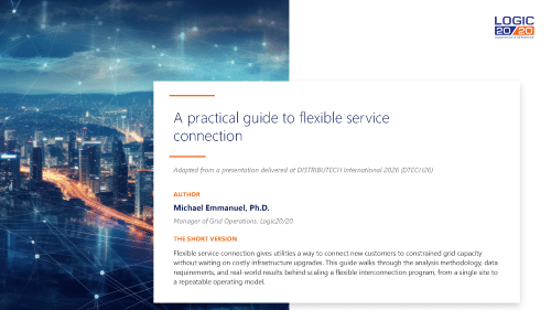 Cover of white paper "A practical guide to flexible service connection"