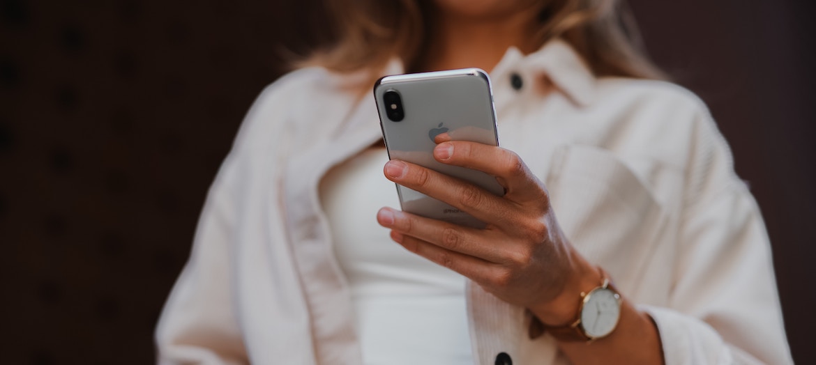 Women looking at phone